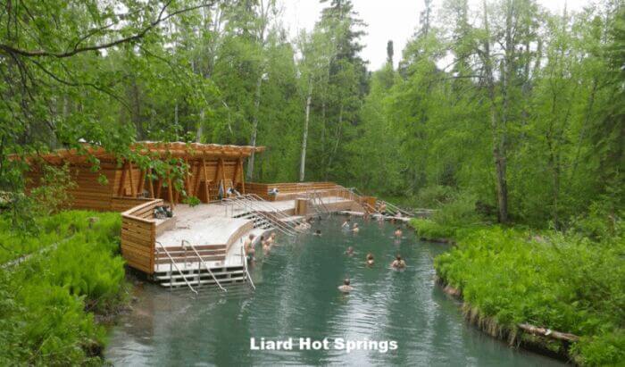 Liard-Hot-Springs-w горячие источники около ванкувера
