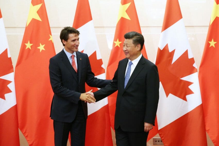 Отношения Канады и Китая. визовые центры. Трюдо.