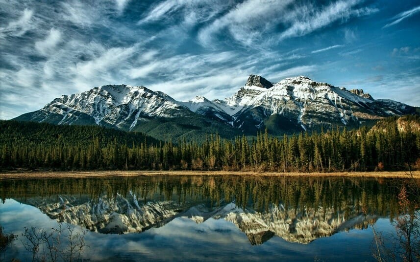 красота Канады, озера Канады, лучшие фотографии Канады, горы в Канаде
