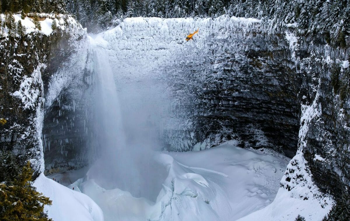 Helmcken Falls, водопад Хелмекен, водопады Канады, Британская Колумбия