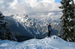 туризм Британская Колумбия, Hollyburn Mountain, зимний хайкинг Ванкувер