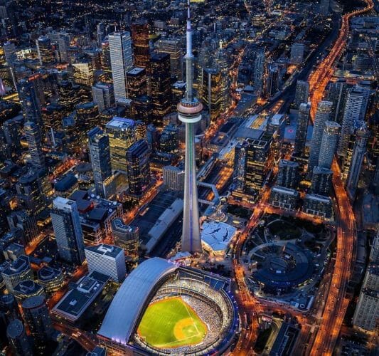 Торонто вид сверху