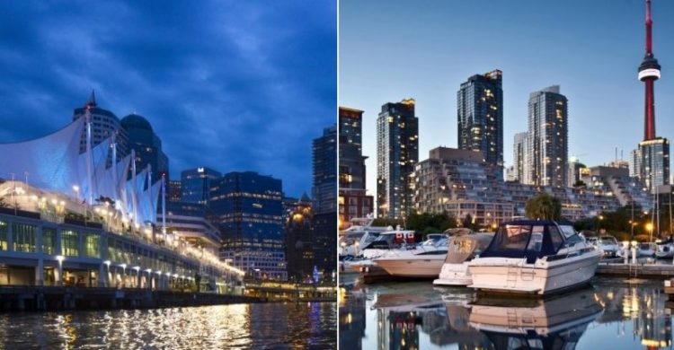 Торонто и Ванкувер