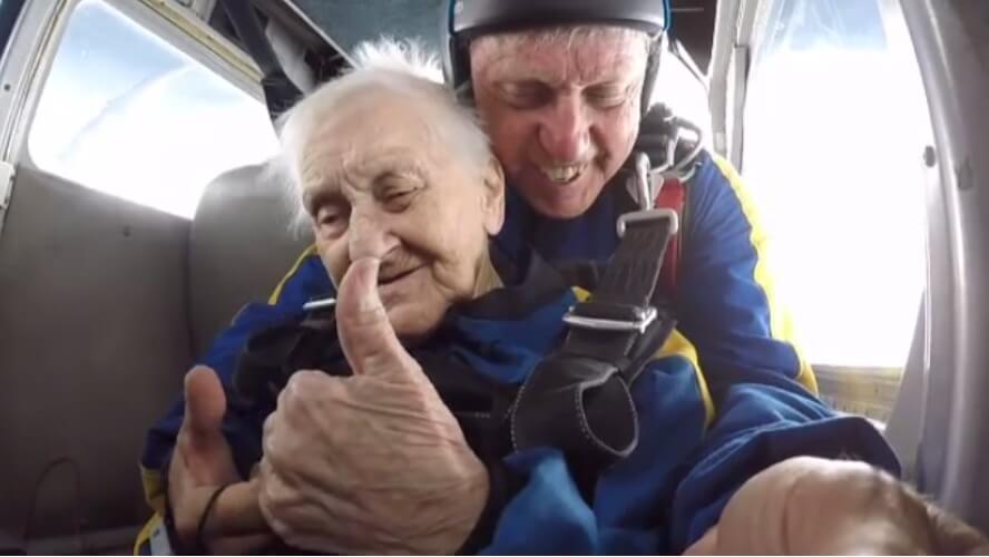 93-летняя старушка