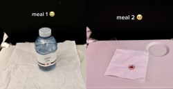 веганская еда в самолете
