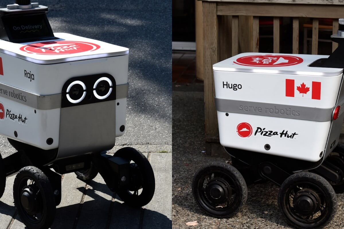 роботы для доставки пиццы