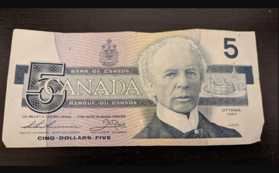 старые банкноты канада
