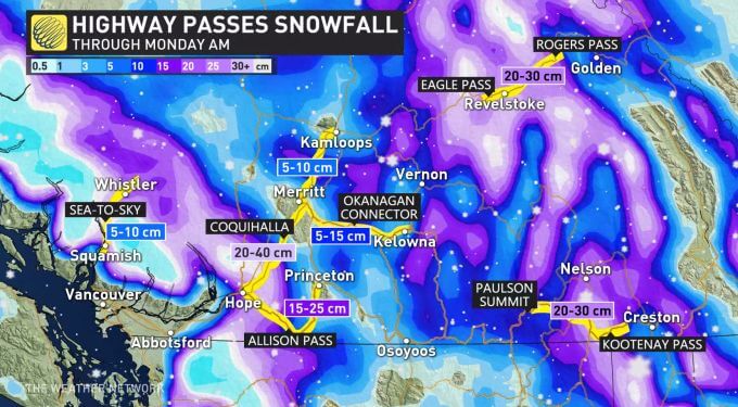 Прогноз погоды в Ванкувере на выходные