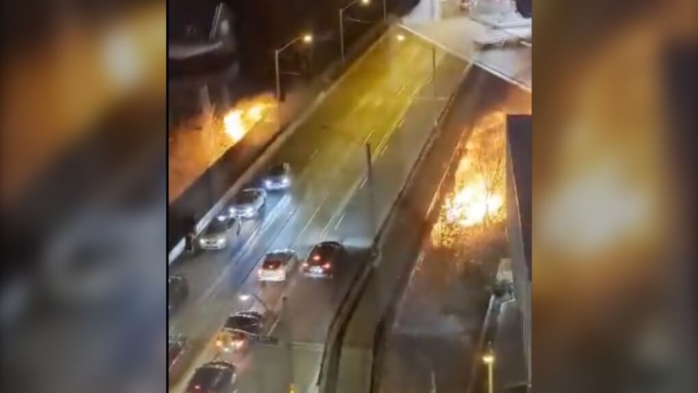 Взрыв под мостом Торонто