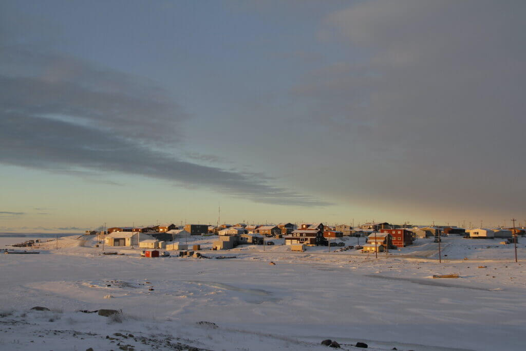 Sunrise In TheArctic Community Of Cambridge Bay