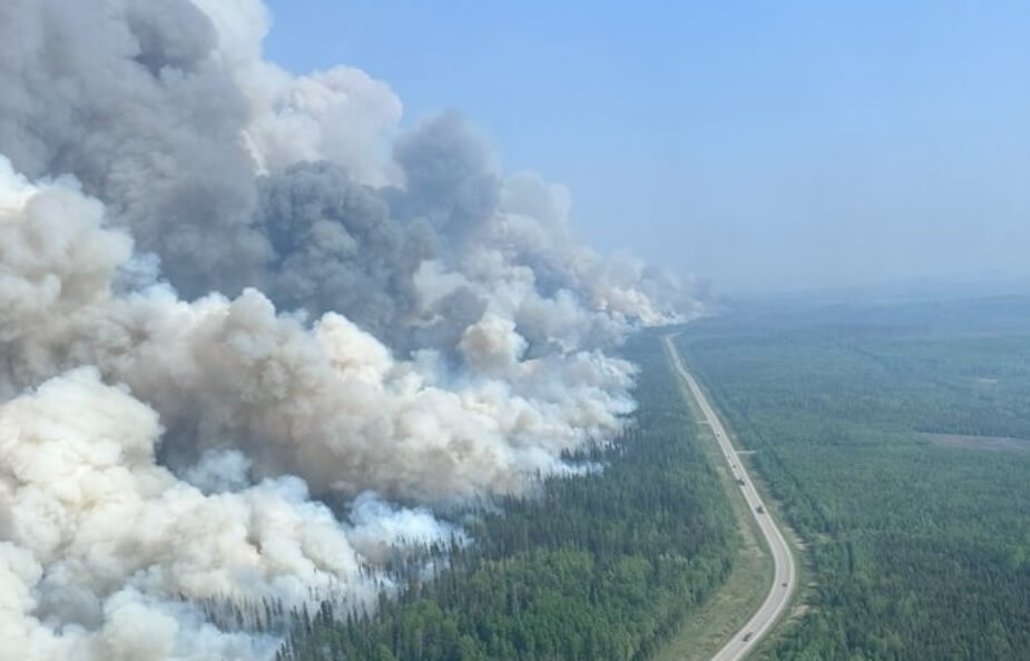 лесные пожары канада новости