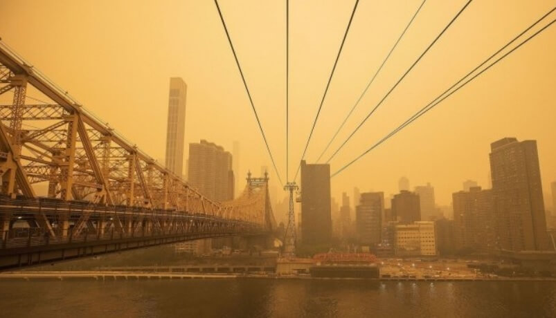 качество воздуха в нью йорке