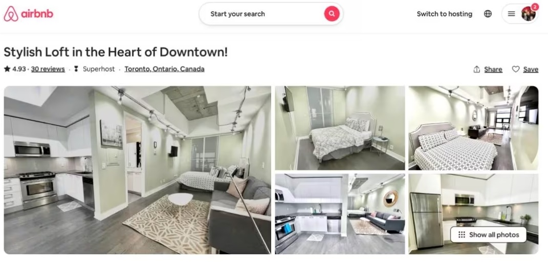 airbnb аренда