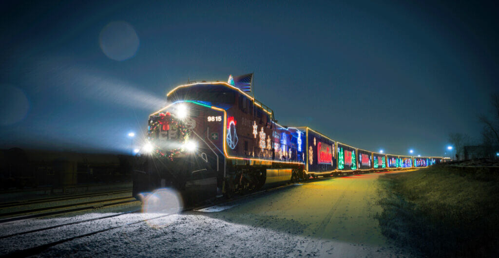 CP Holiday Train в Британской Колумбии