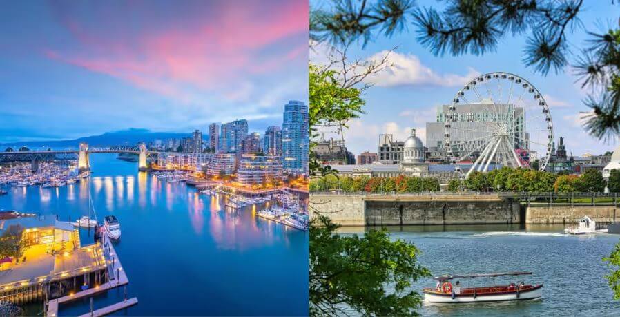 Два канадских города