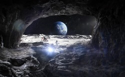 пещера на луне