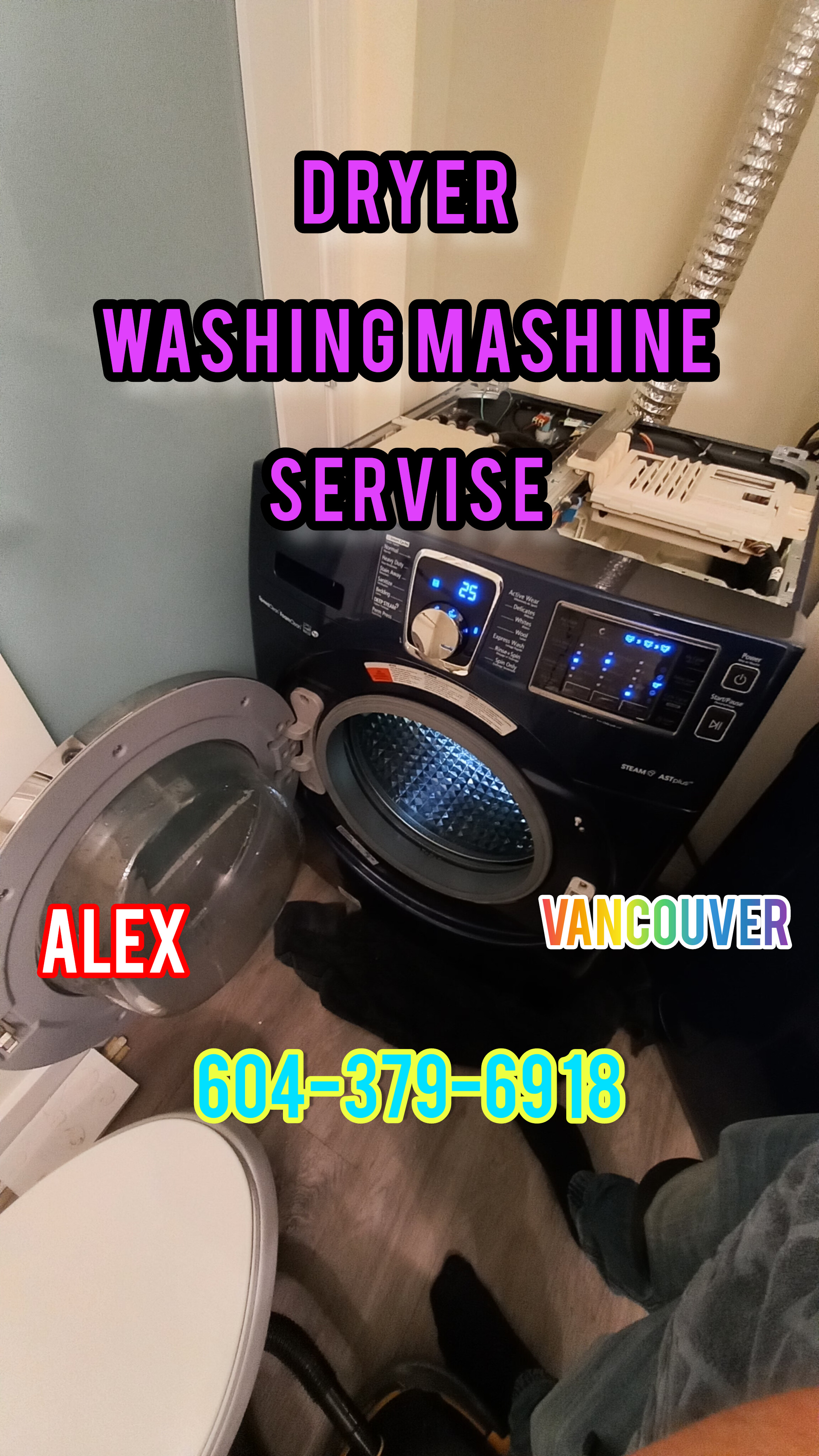 Fast-fix repair dryer,washing machine, fridge, dishwasher