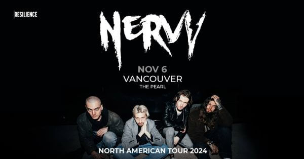 Rock band “NERVY” is coming to Vancouver