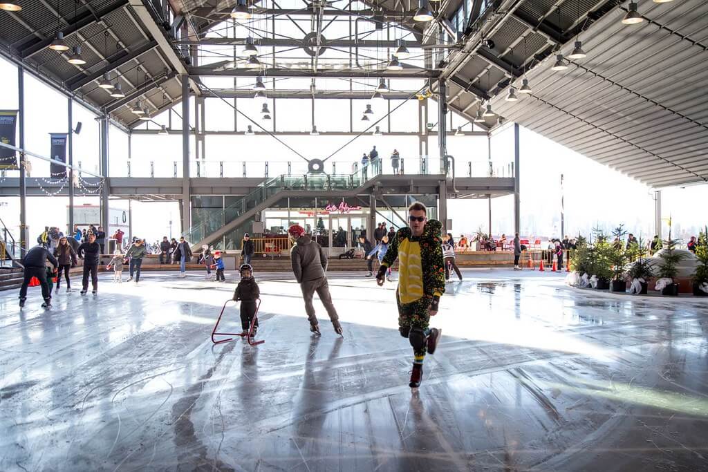 Ice Skating at Shipyards Commons