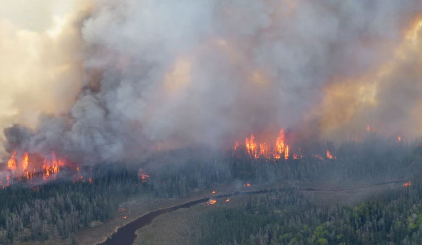 Пожары в Канаде