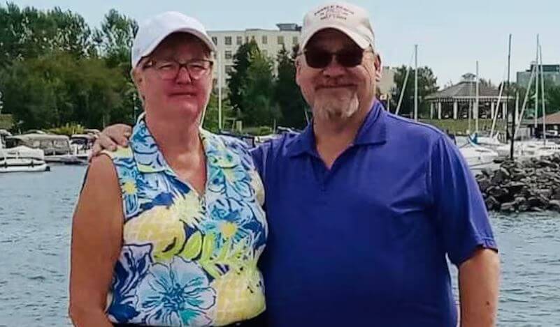 Snowbirds Brenda and Dan Paige