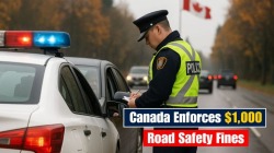 Автоматизированная камера контроля скорости, используемая в рамках новых дорожных правил Канады