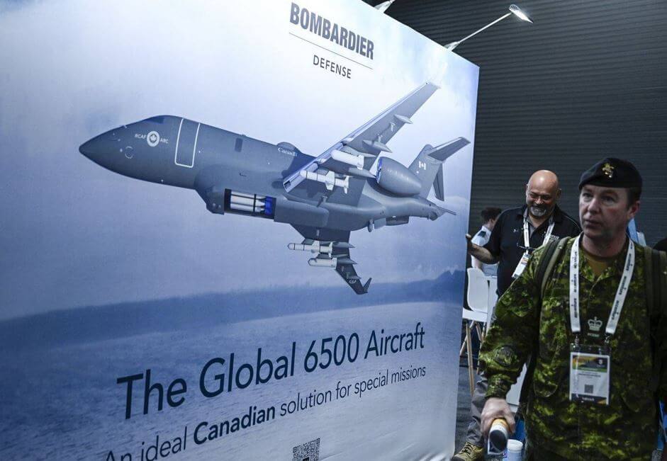 Канада выделит около $1 млрд Самолет серии Bombardier Global, переоборудованный для систем наблюдения
