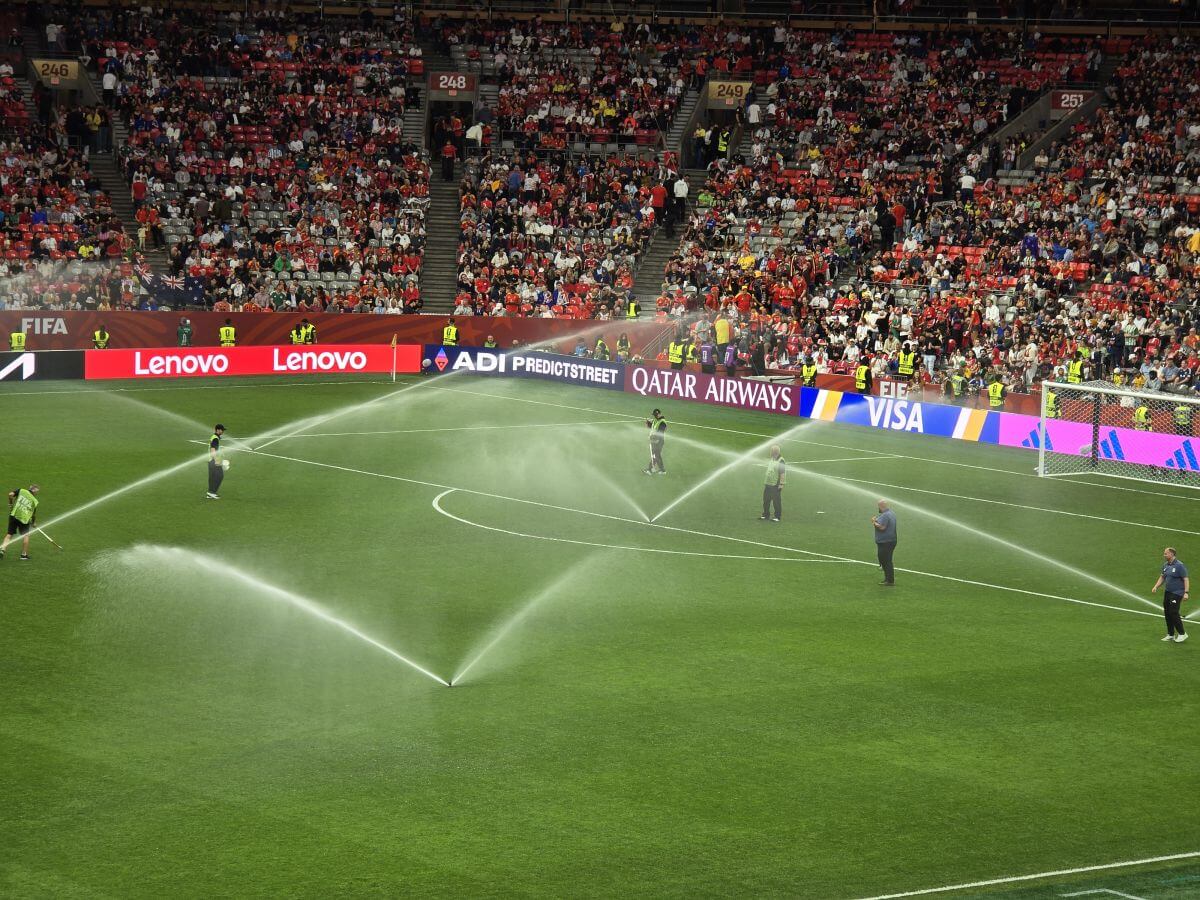 Натуральное поле стадиона BC Place для чемпионата мира FIFA 2026 Натуральное поле стадиона BC Place для чемпионата мира FIFA 2026