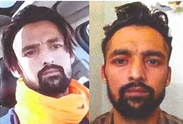 Голди Диллон | Наш Ванкувер Two side-by-side portraits of a bearded man; left with longer hair and an orange scarf, right with shorter hair and fuller beard (a before/after style comparison).