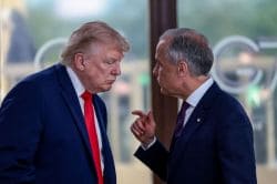 Дональд Трамп на пресс-конференции, посвященной торговым отношениям с ЕС.