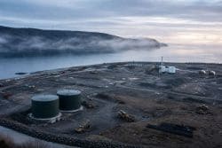 Промышленная площадка в Point Tupper на Кейп-Бретоне, Новая Шотландия, где построят дата-центр. Иллюстрация создана ИИ